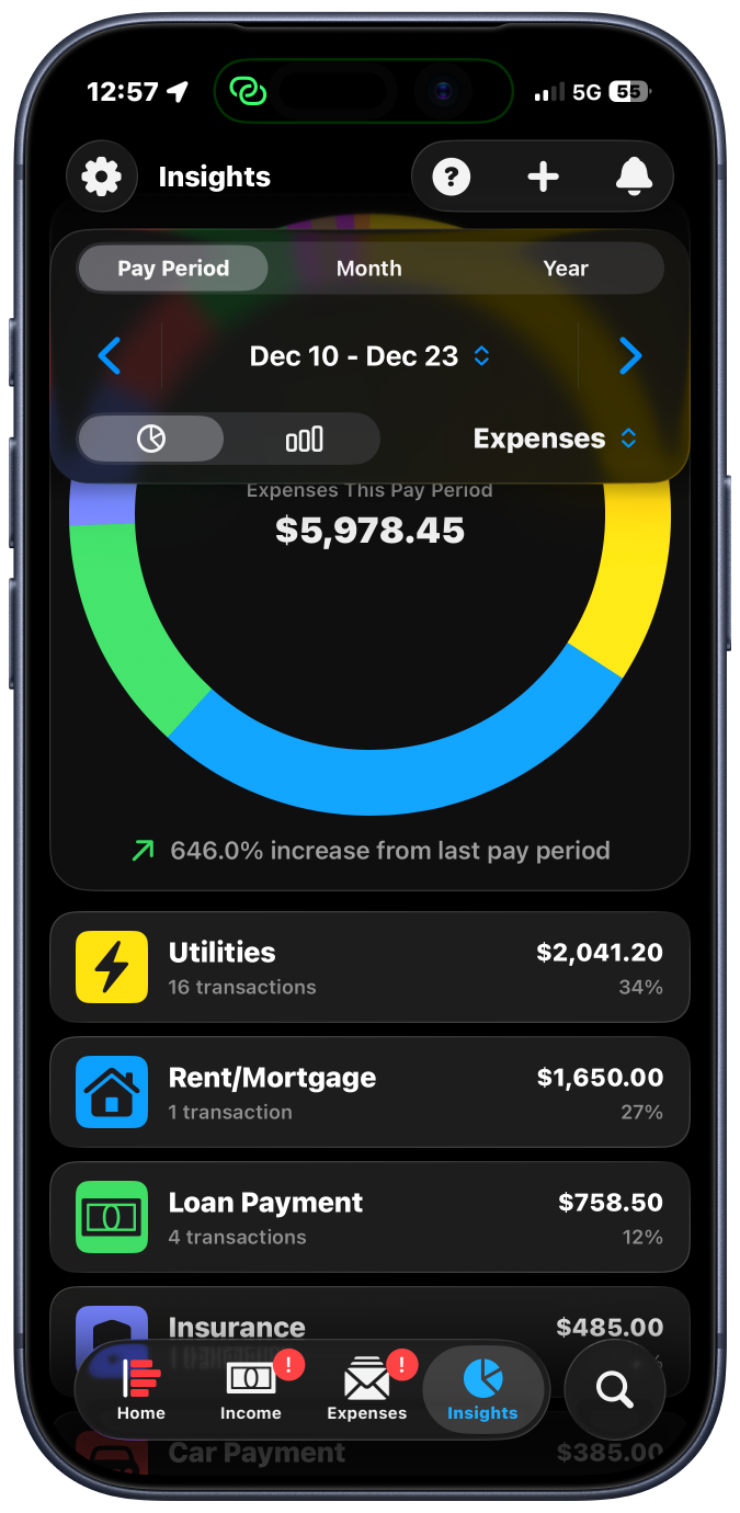 Viewing Spending Insights